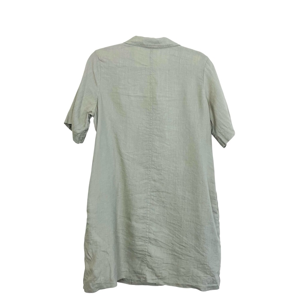 Everlane Seagrass Linen Shirt Dress Small - Picture 14 of 15